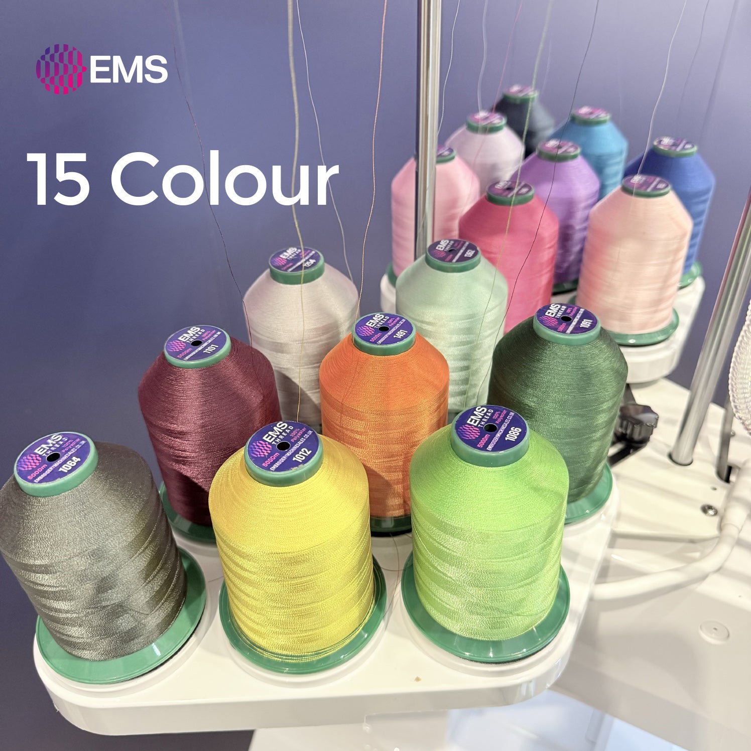 Single Head Embroidery Machine 15 Needle