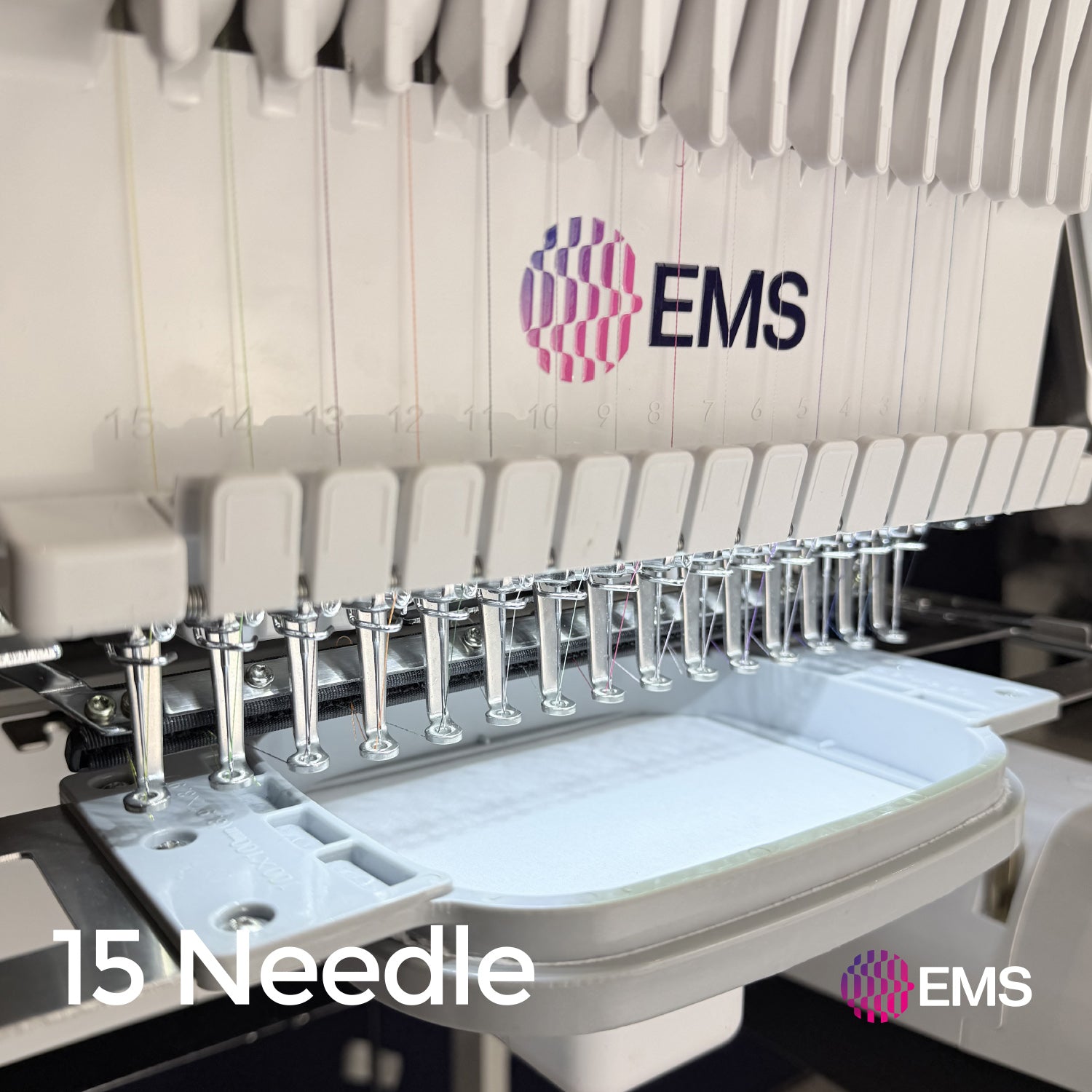 Single Head Embroidery Machine 15 Needle
