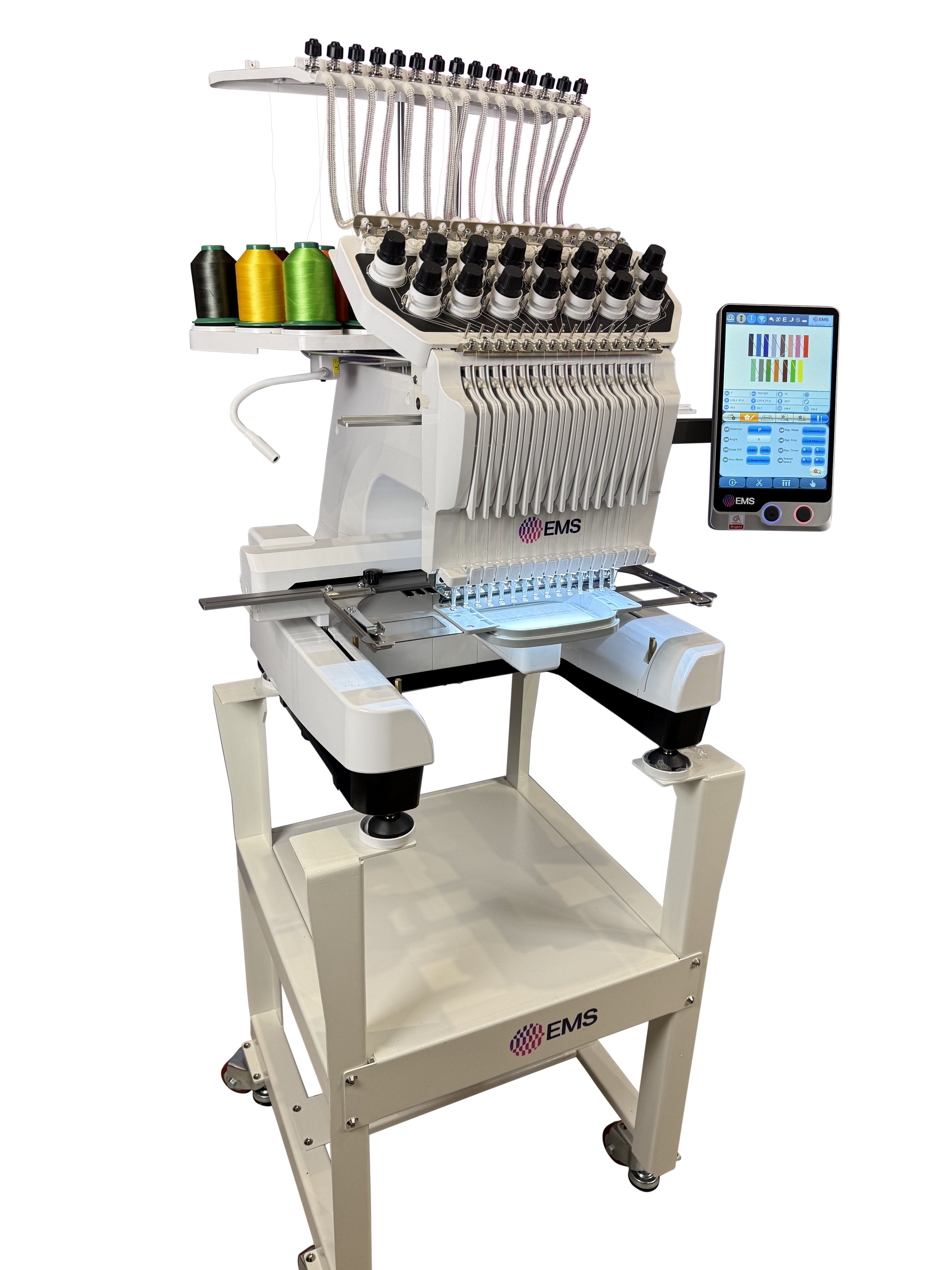 Single Head Embroidery Machine 15 Needle