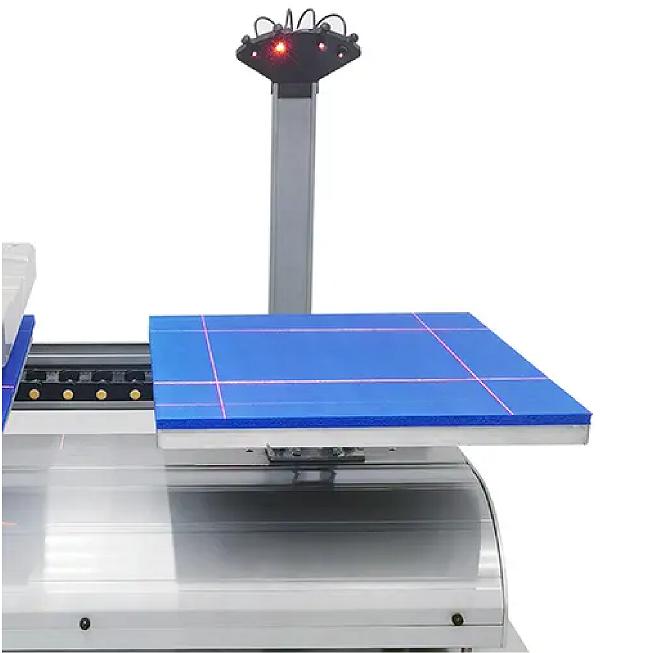 Heat press laser