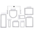 Magnetic hoop frames